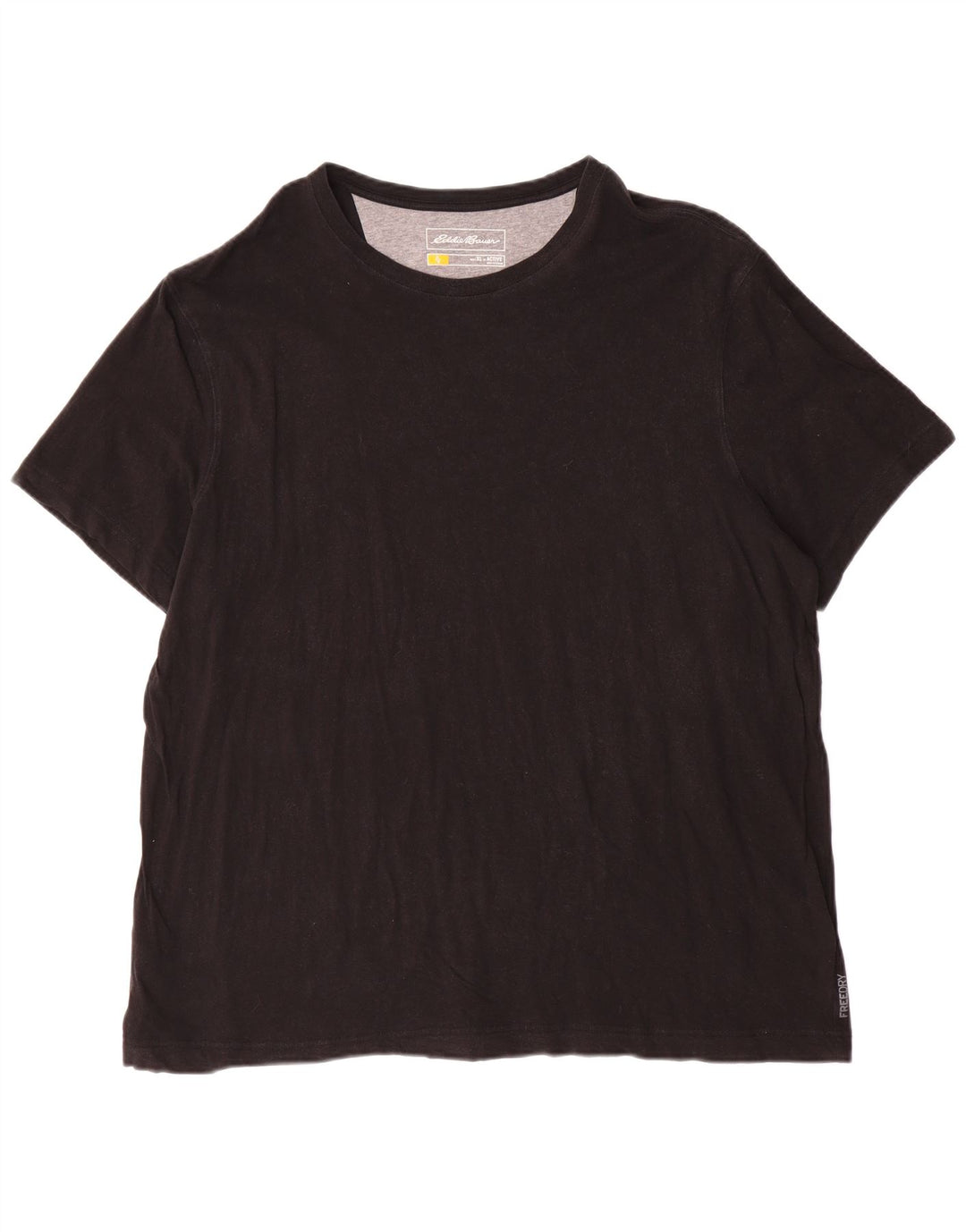 Eddie Bauer Herre Active T-Shirt Top XL Sort Bomuld