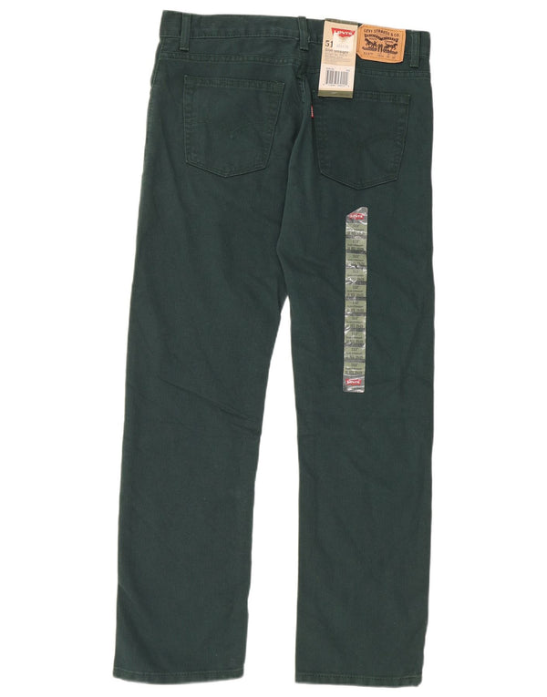 Levi's Boys 513 Slim Straight Casual Bukser 15-16 år W29 L29 Grøn