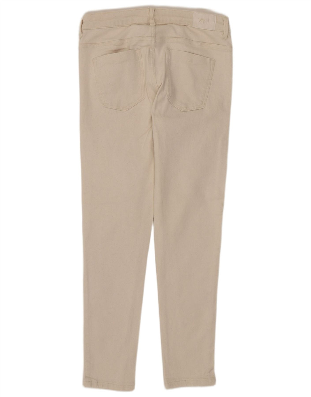 ZARA Skinny Jeans til kvinder EU 40 Medium W30 L27 Off White
