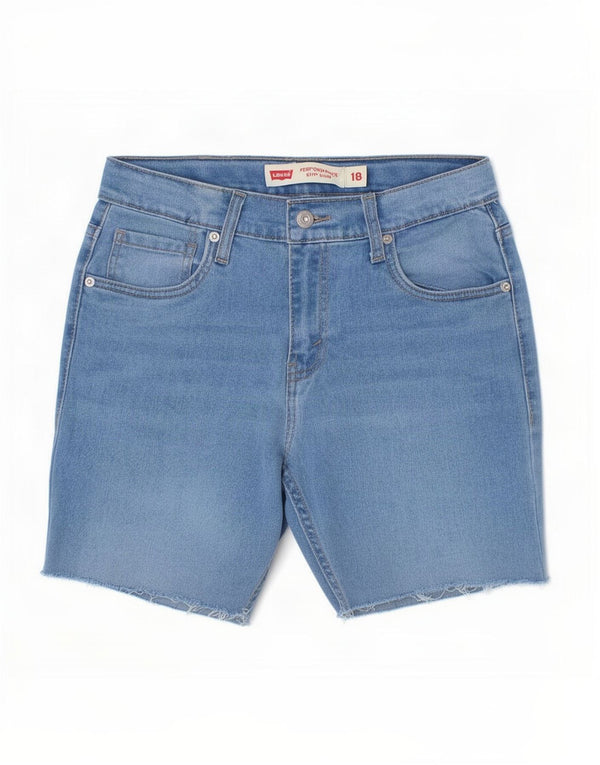 Levi's Boys 511 Slim Fit denimshorts 15-16 år W29 Blue Cotton