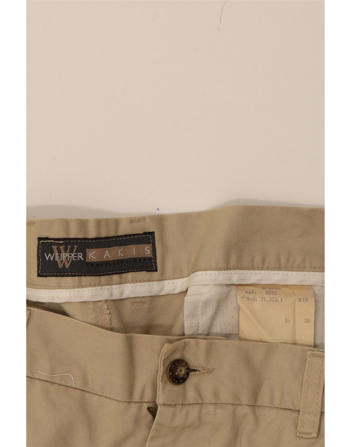 WEIPPER Mens Khakis Straight Cargo Trousers W36 L30 Beige Cotton Vintage Weipper and Second-Hand Weipper from Messina Hembry 