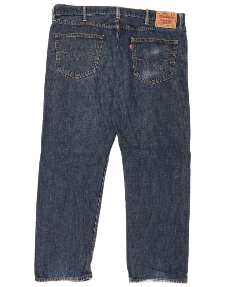 Levi's Herre 505 Straight Jeans W40 L30 Blå Bomuld