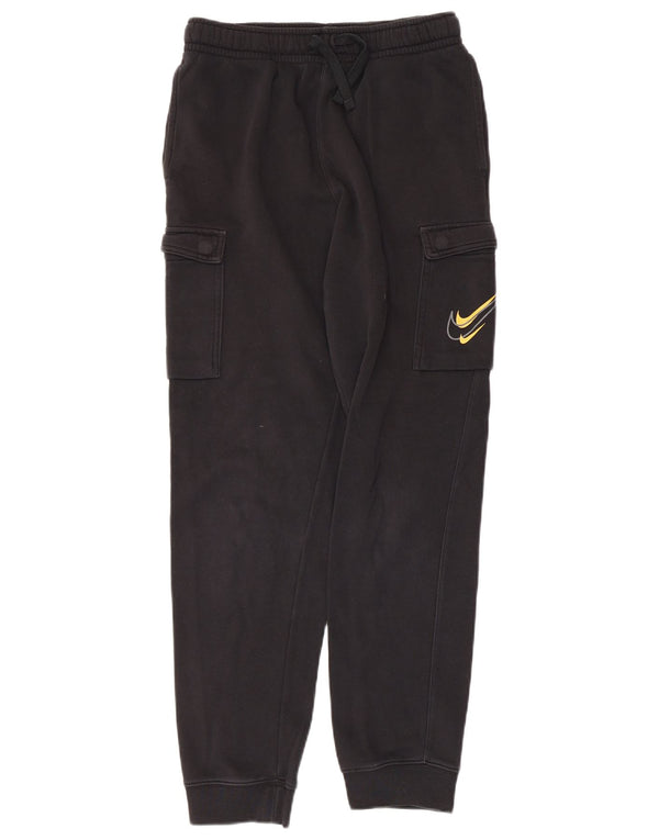 Nike Boys Cargo træningsdragt Bukser Joggers 13-14 år XL Sort Bomuld