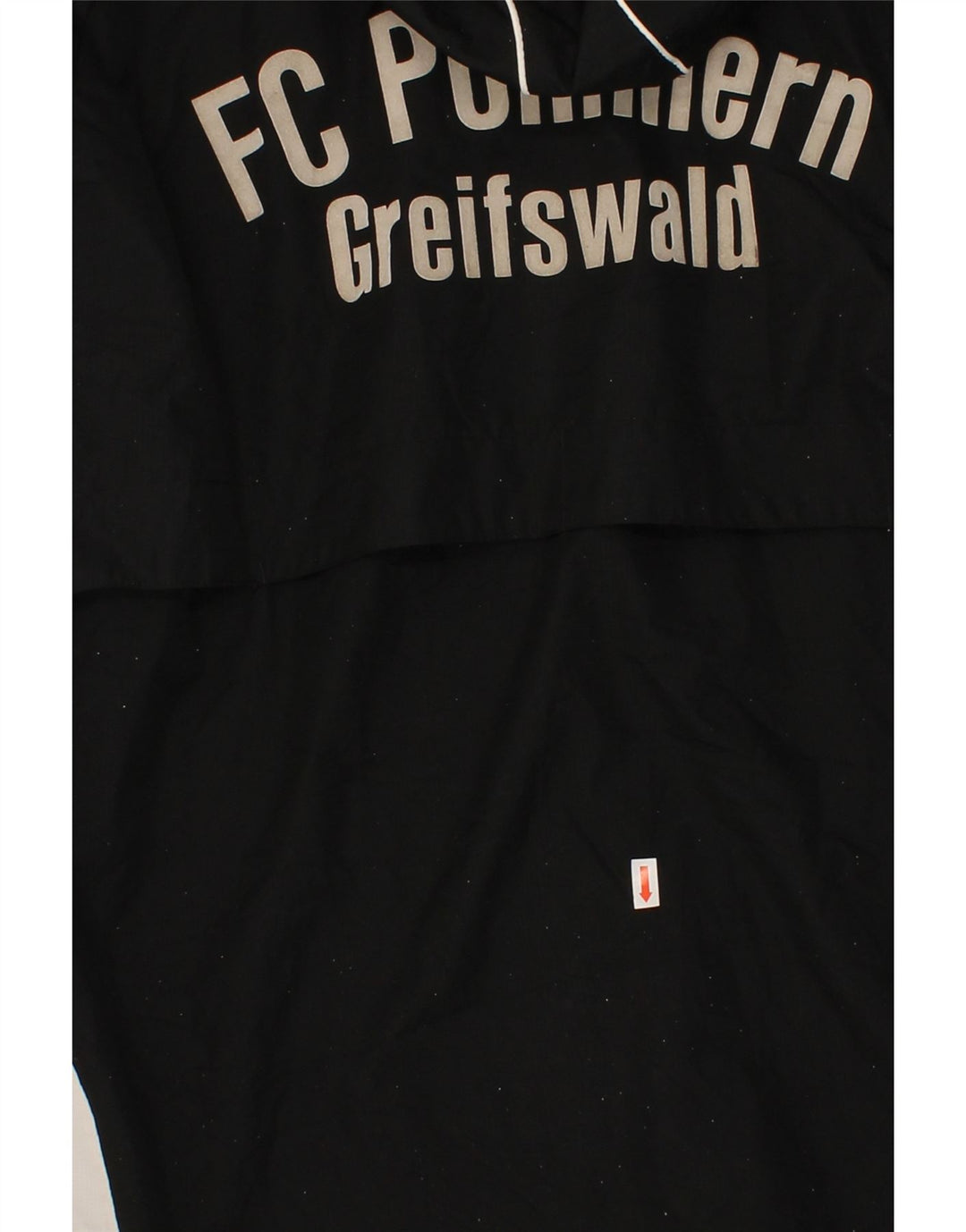 ADIDAS Grafisk regnjakke til mænd UK 48/50 XL Sort Colourblock Polyester