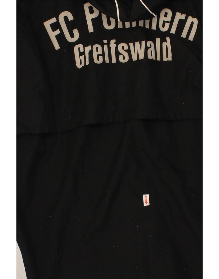 ADIDAS Grafisk regnjakke til mænd UK 48/50 XL Sort Colourblock Polyester