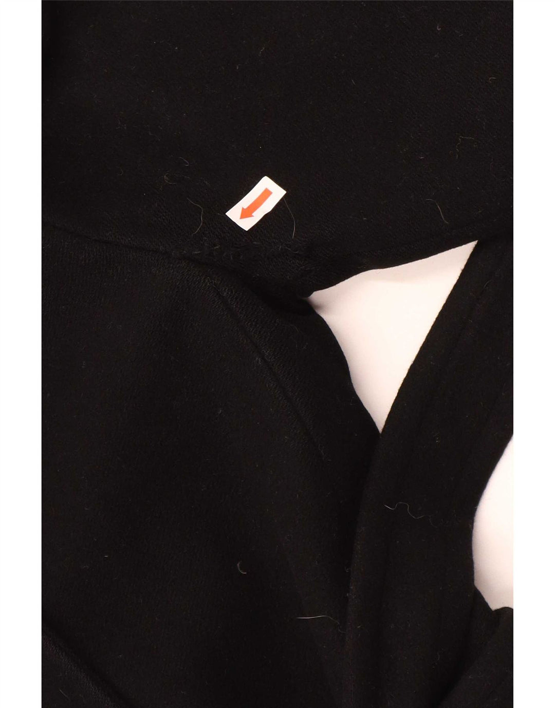 Lineaemme Dame Dobbeltradet Frakke UK 8 Small Black Wool