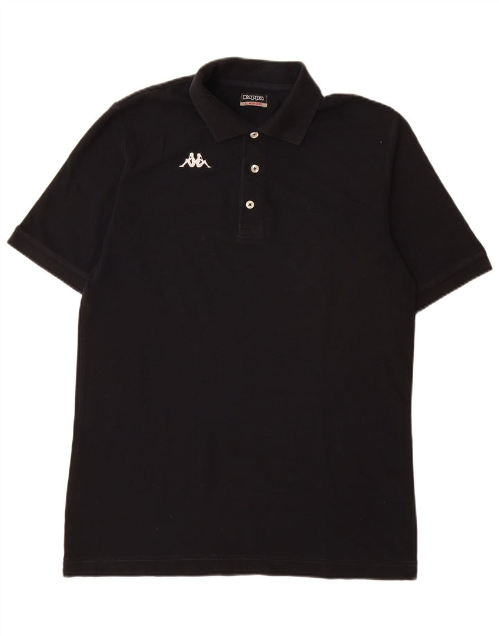 Kappa herre poloshirt stor sort bomuld