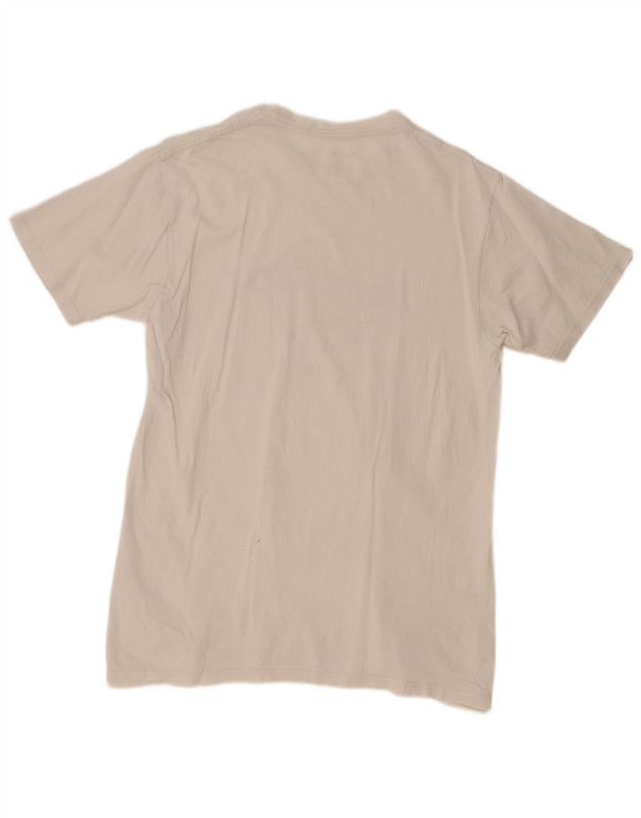 Hard Rock Cafe Herre München Grafisk T-Shirt Top Medium Hvid Bomuld