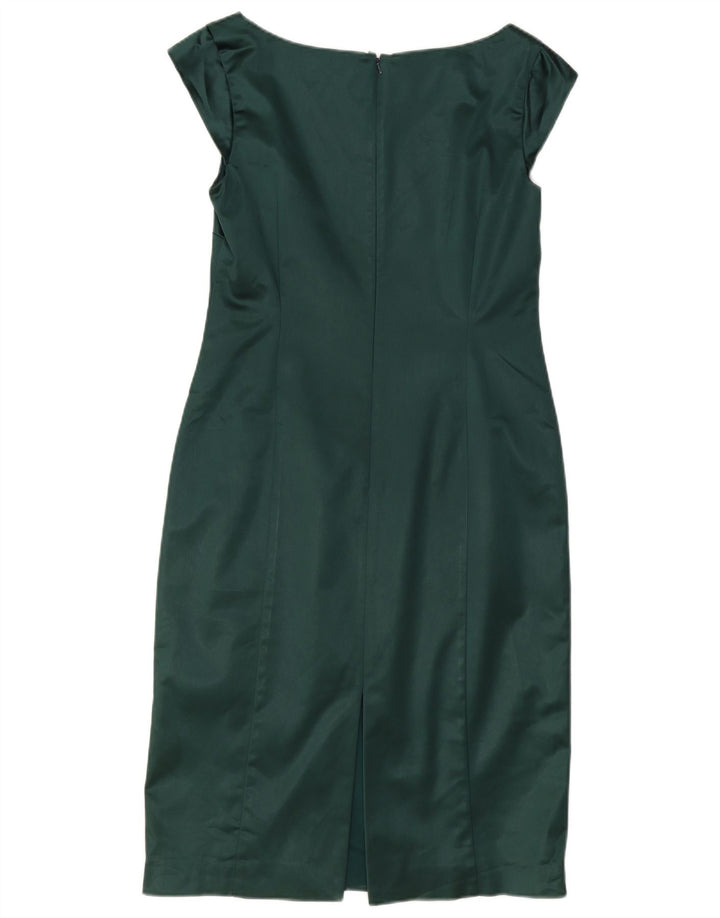 Coast Womens Sheath Dress UK 16 Large Green Acetate