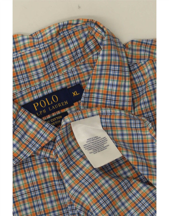 Polo Ralph Lauren herreskjorte XL flerfarvet ternet bomuld