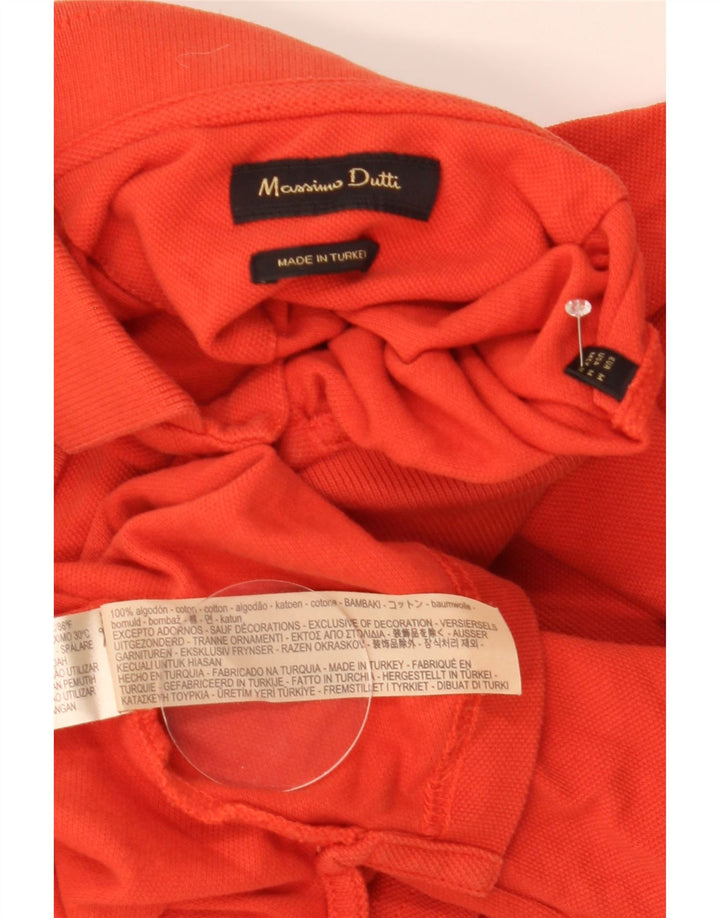 Massimo Dutti Herre poloshirt Medium Orange Bomuld