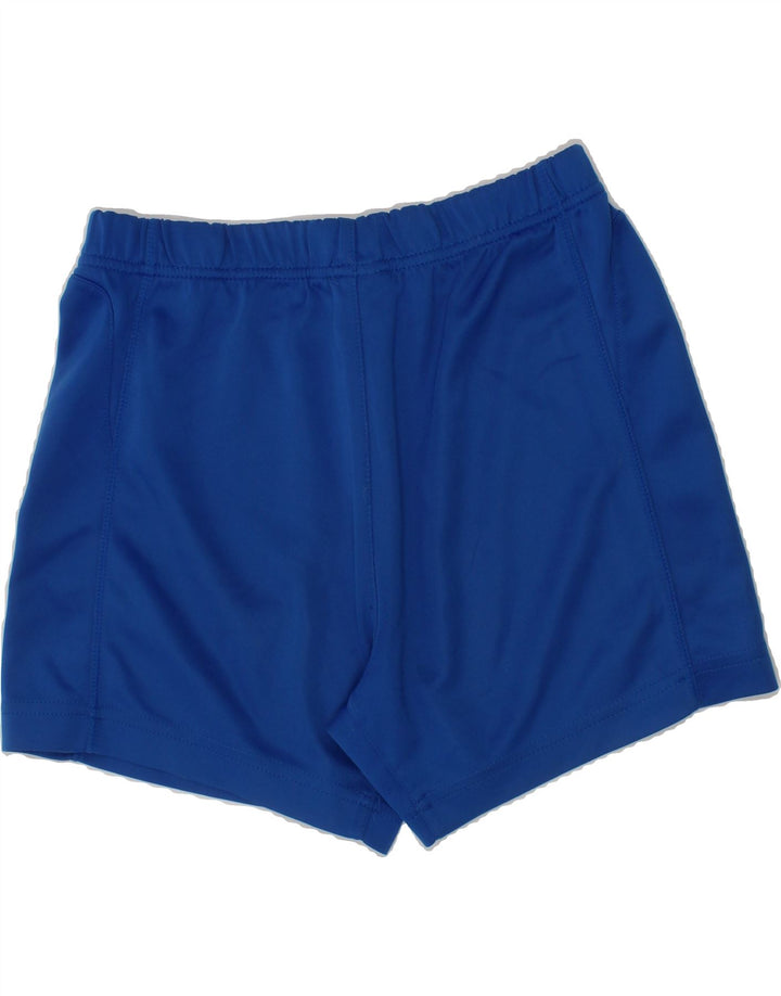 ASICS Boys Graphic Sport Shorts 6-7 Years Medium Blue Vintage Asics and Second-Hand Asics from Messina Hembry 