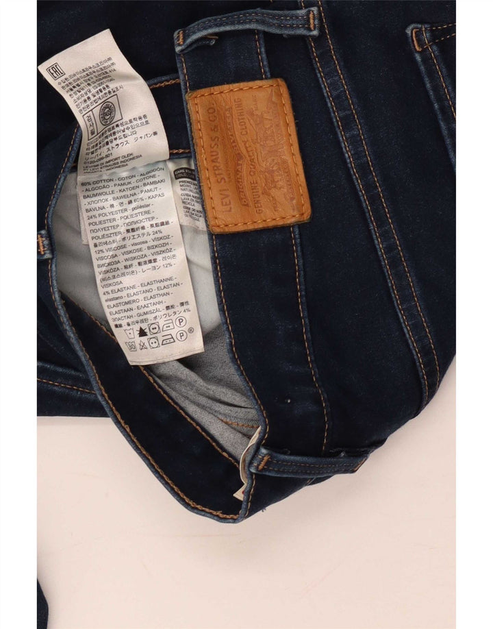 Levi's Dame 312 Shaping Slim Jeans W30 L28 Marineblå Bomuld