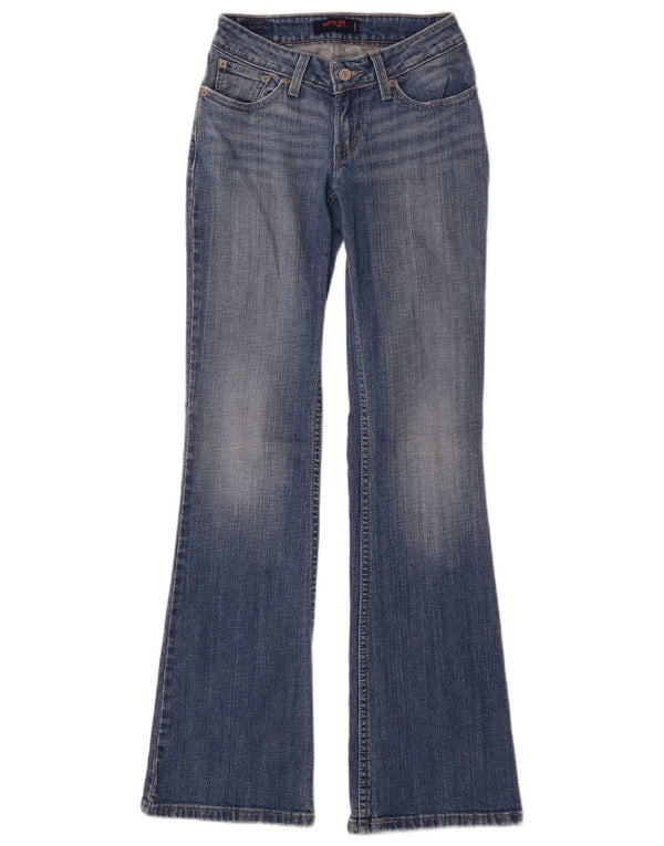 LEVI'S Womens 528 Curvy Flared Jeans US 3 Small W26 L32 Blue Cotton