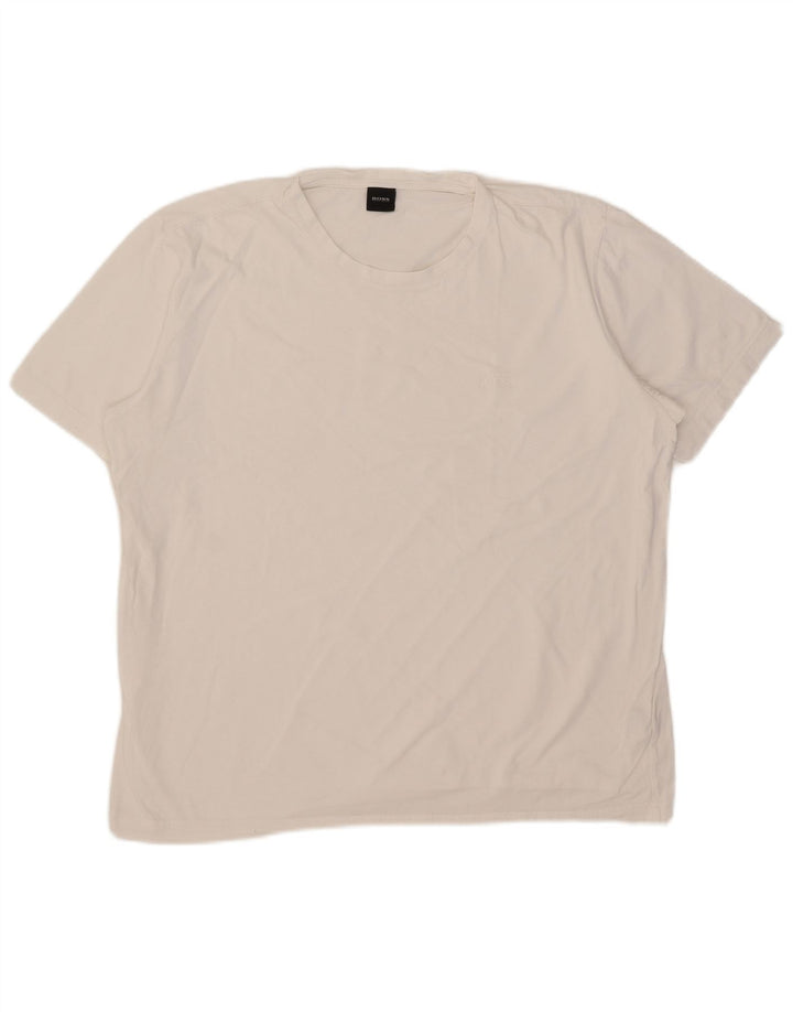 Hugo Boss Herre T-Shirt Top 2XL Hvid
