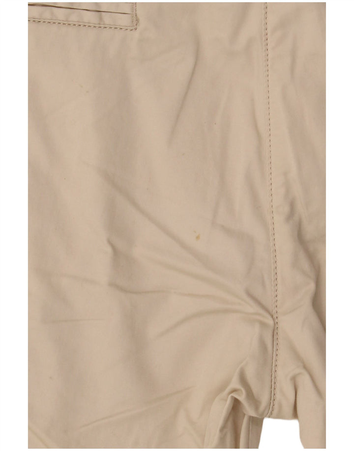 ELLESSE Chino Shorts til kvinder IT 42 Medium W30 Beige Bomuld