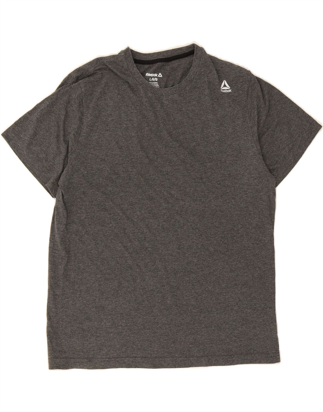 REEBOK Mens T-Shirt Top Large Grey Cotton Vintage Reebok and Second-Hand Reebok from Messina Hembry 