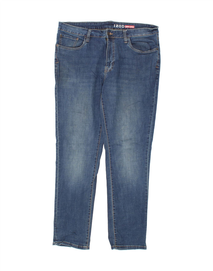 IZOD Mens Straight Jeans W38 L34 Blue Cotton Vintage Izod and Second-Hand Izod from Messina Hembry 
