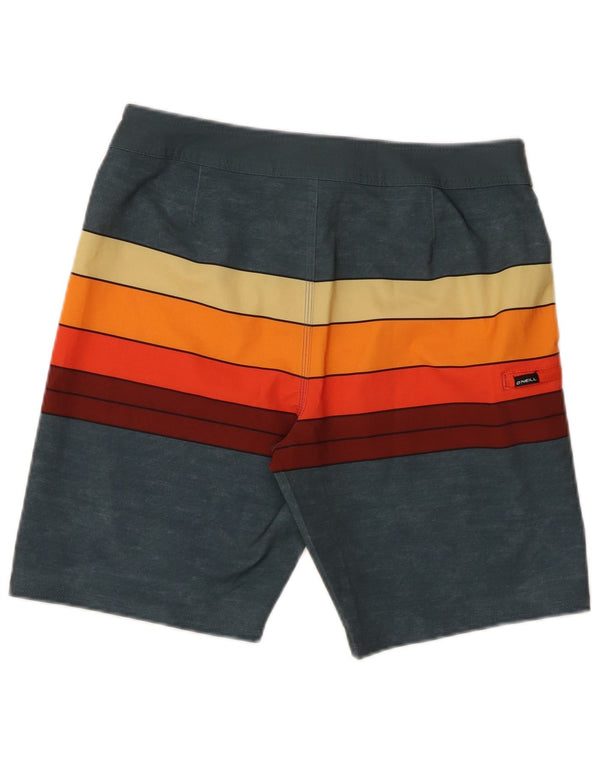 O'Neill Badeshorts til mænd Medium flerfarvet stribet polyester