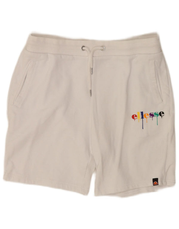 Ellesse Herre Sportshorts Medium Hvid Bomuld