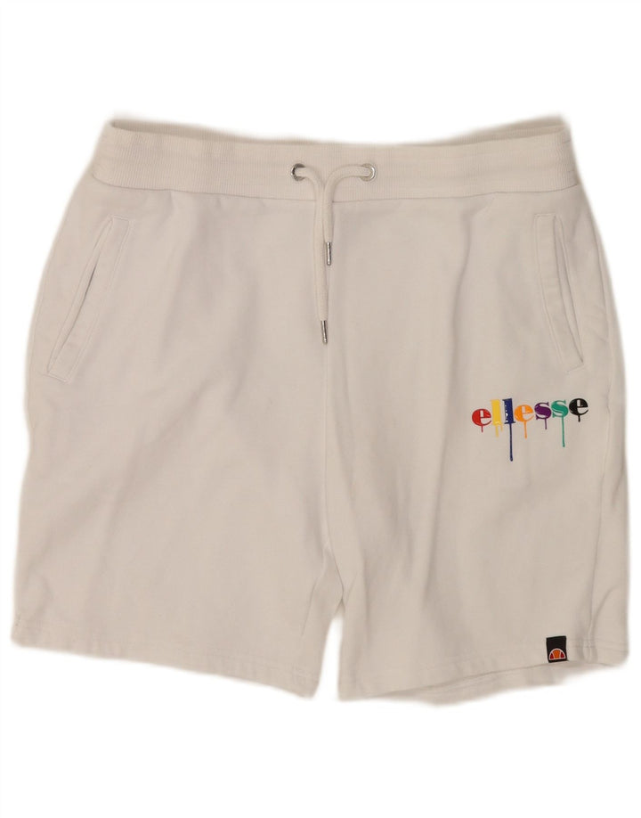 Ellesse Herre Sportshorts Medium Hvid Bomuld