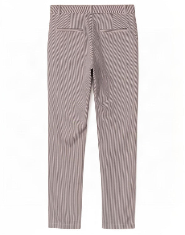 Marks & Spencer Chinobukser til kvinder UK 12 Medium W30 L30 Hvid nålestribe