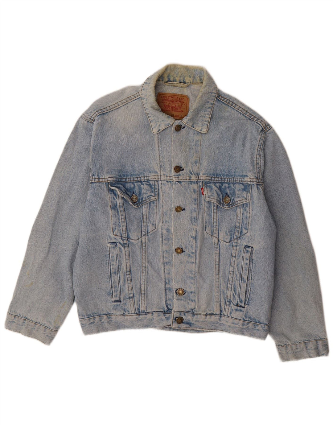 Levi's Herre denimjakke UK 36 Lille blå bomuld