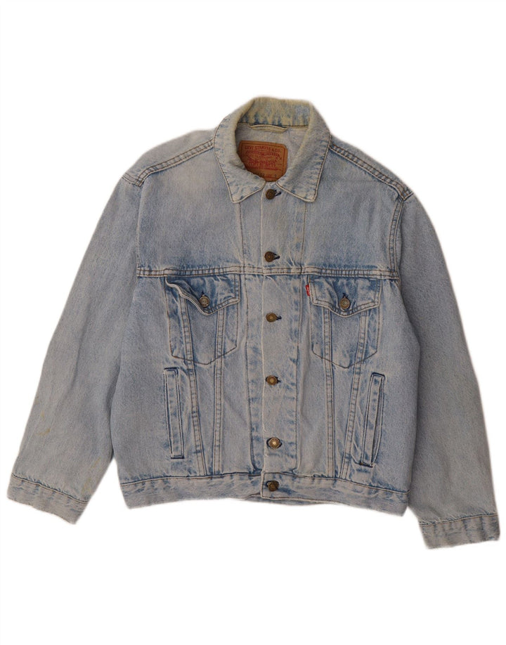 Levi's Herre denimjakke UK 36 Lille blå bomuld
