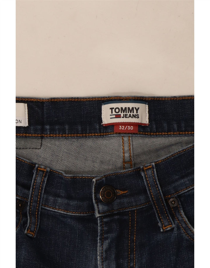 TOMMY HILFIGER Herre Scanton Slim Jeans W32 L30 Marineblå