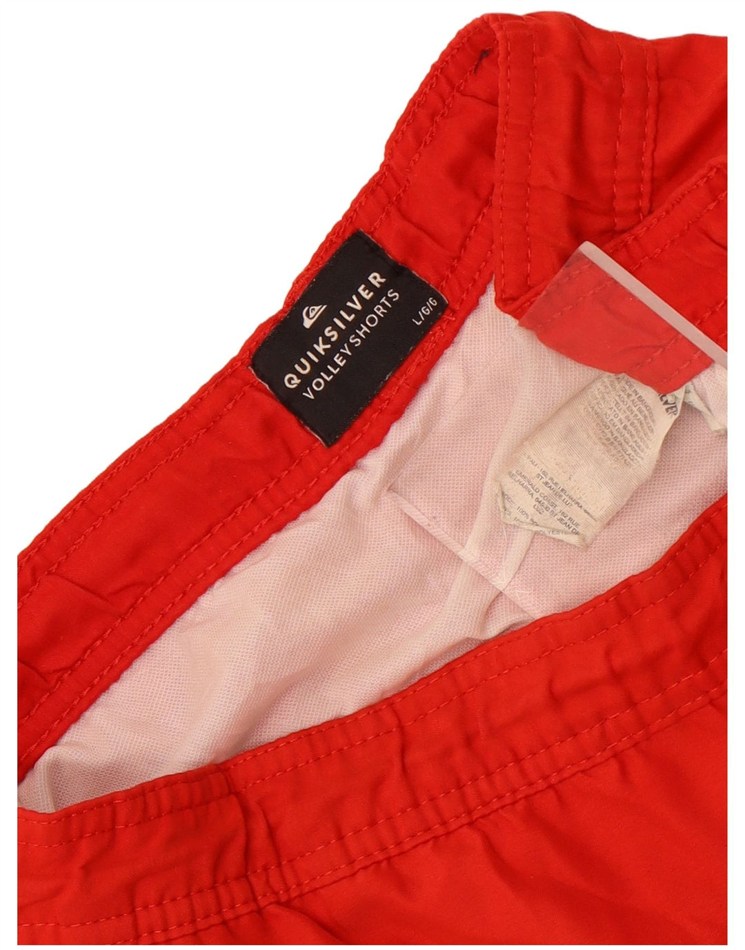 Quiksilver Sportshorts til mænd store røde polyester