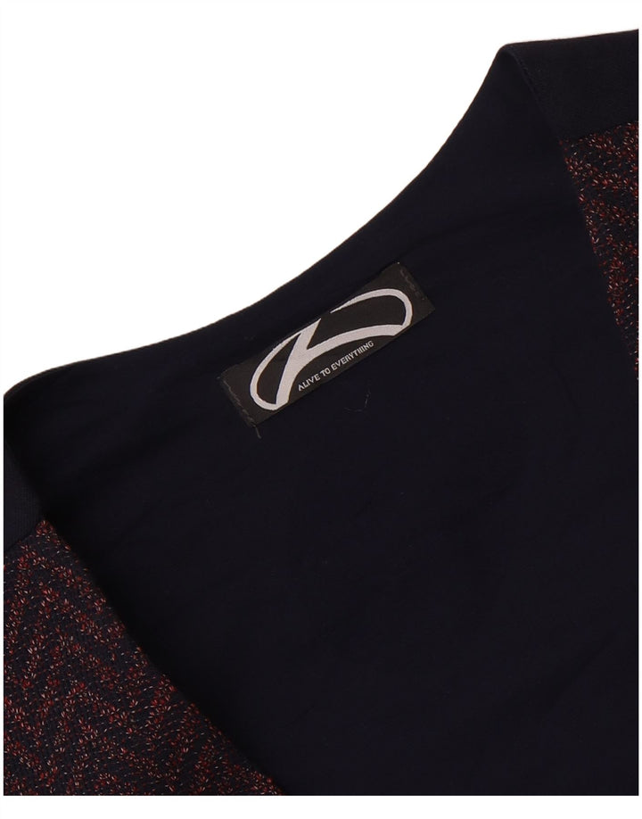 Vintage vest til mænd, medium lilla sildeben