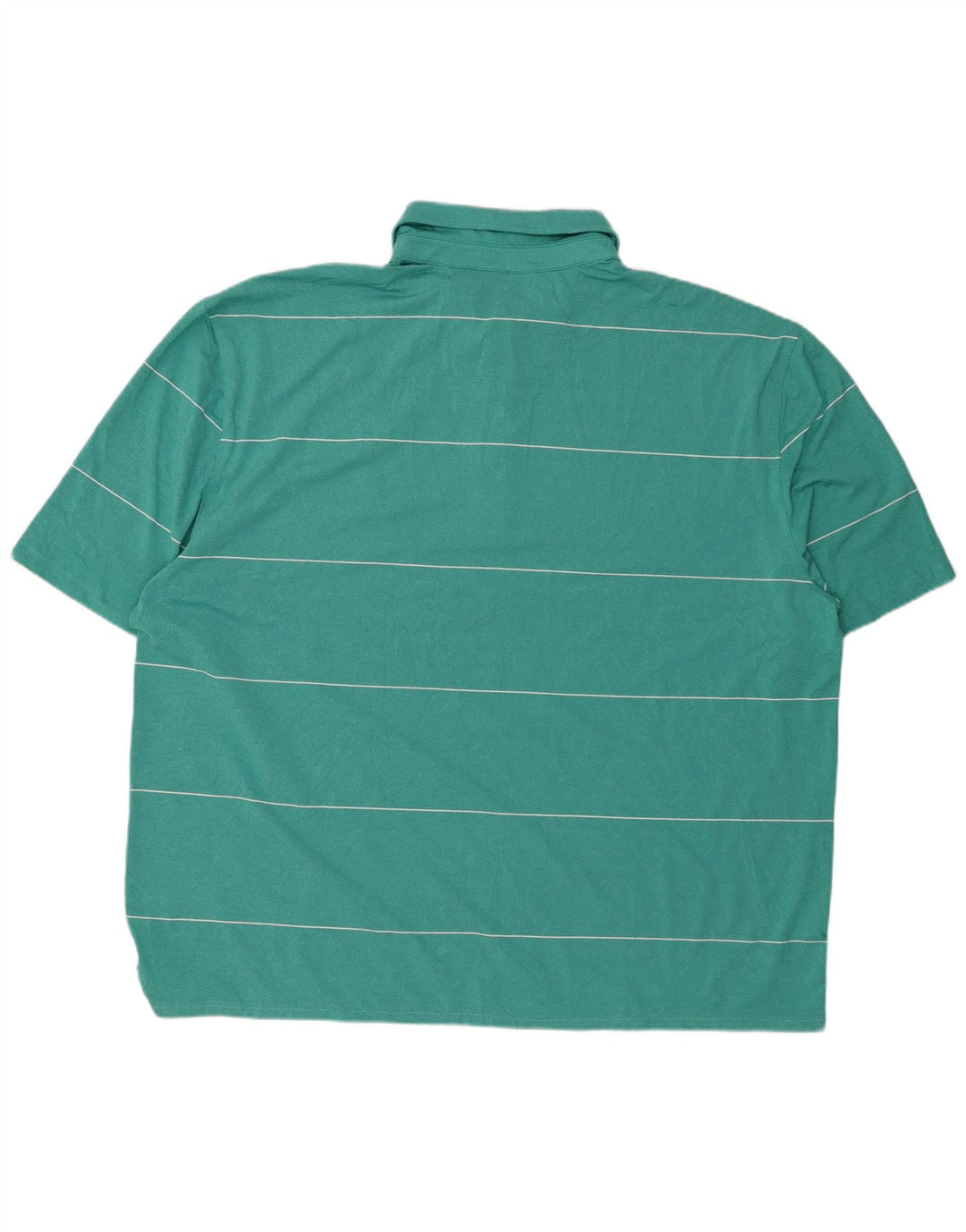 NAUTICA Mens Polo Shirt 3XL Green Striped