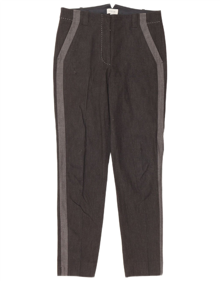 JIGSAW Slim Chino-bukser til kvinder UK 10 Small W30 L29 Black Colourblock