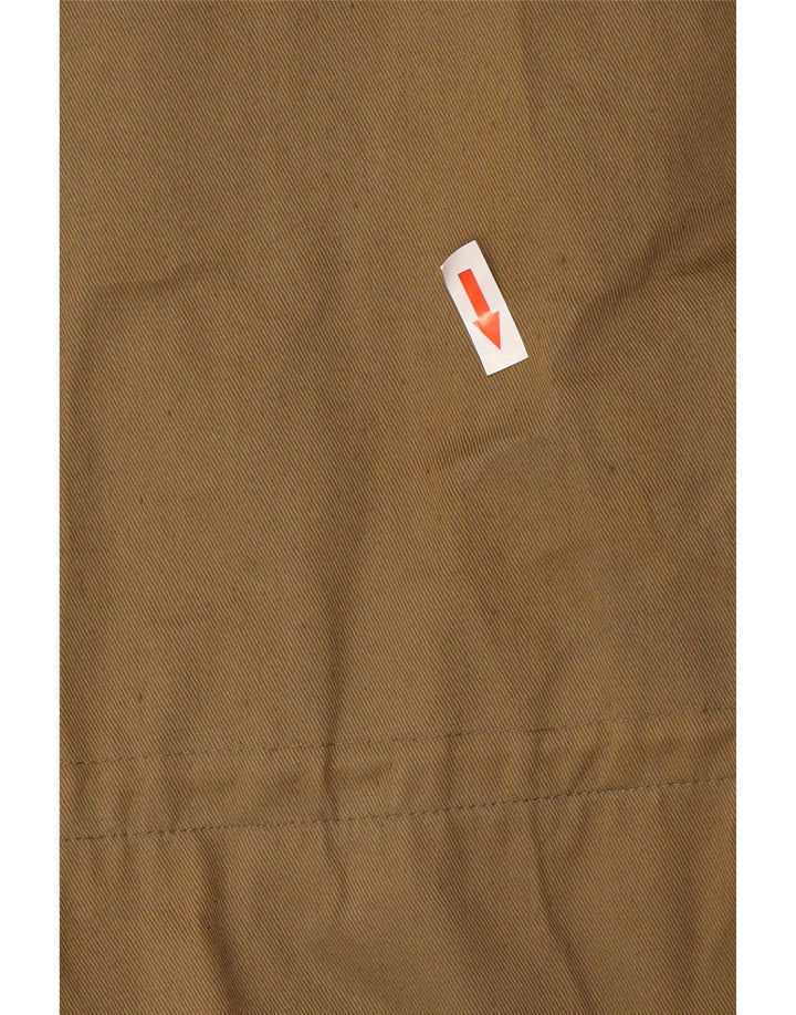 Vintage Herre Hooded Windbreaker Coat IT 56 3XL Khaki