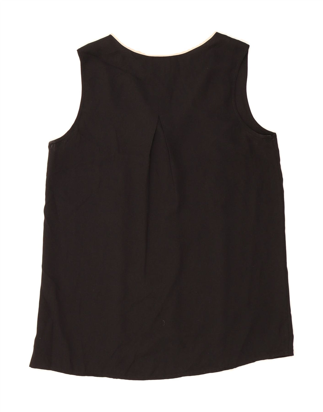 MOSSIMO Womens Sleeveless Blouse Top UK 14 Medium Black Colourblock Vintage Mossimo and Second-Hand Mossimo from Messina Hembry 