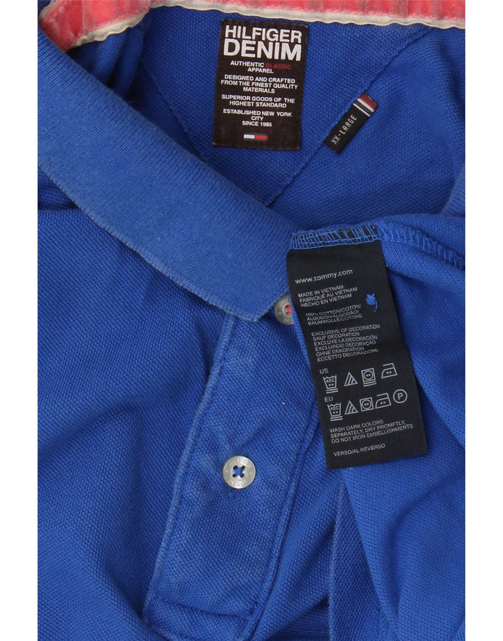 Tommy Hilfiger Polo Shirt til mænd 2XL Blå Bomuld