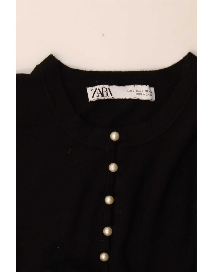 Zara Dame sweater med rund hals DK 10 Lille sort