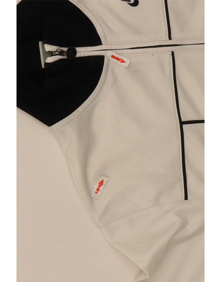 Nike træningsdragt til drenge topjakke 10-11 år Medium White Colourblock Sports