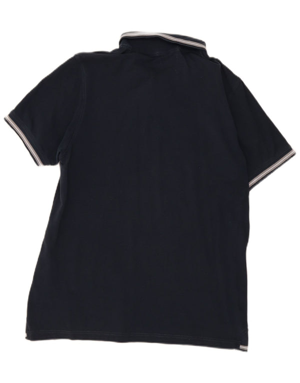 Marlboro Classics Herre Slim Fit Polo Shirt Large Navy Blue