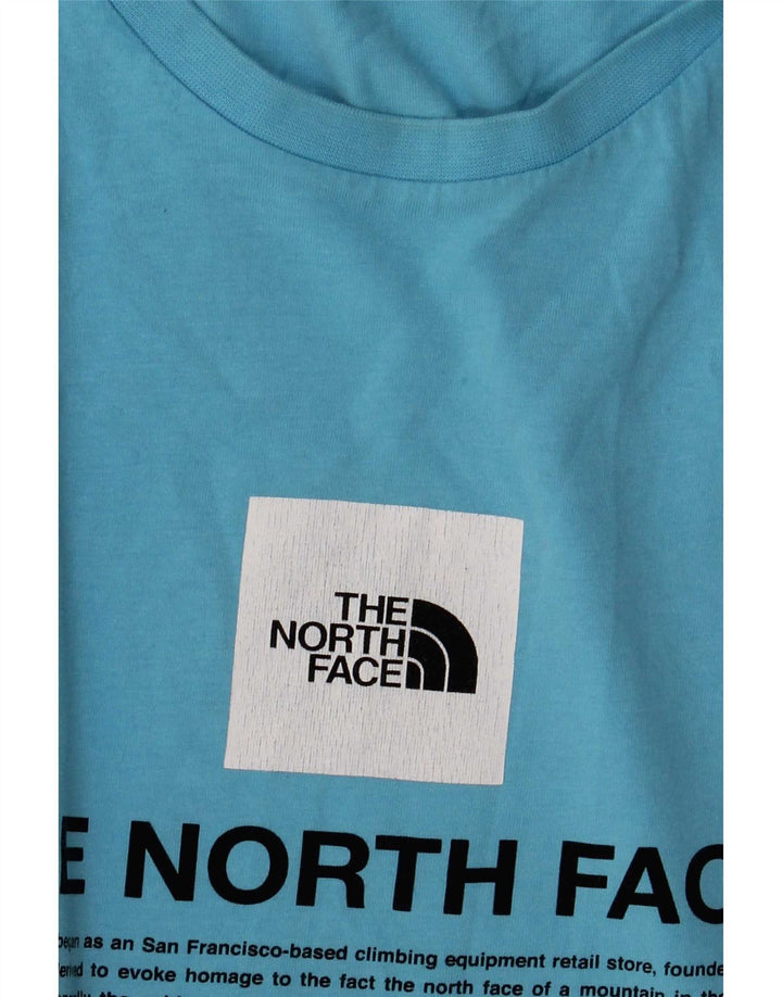 The North Face Herre Grafisk T-Shirt Top Medium Blue