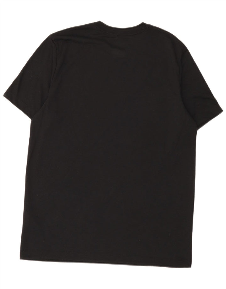 Nike Herre Dri Fit Grafisk T-Shirt Top Medium Sort Polyester