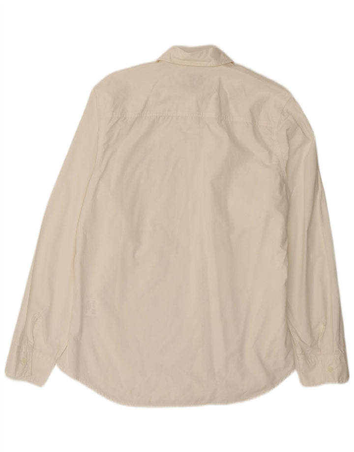 Calvin Klein Herreskjorte XL Off White Bomuld