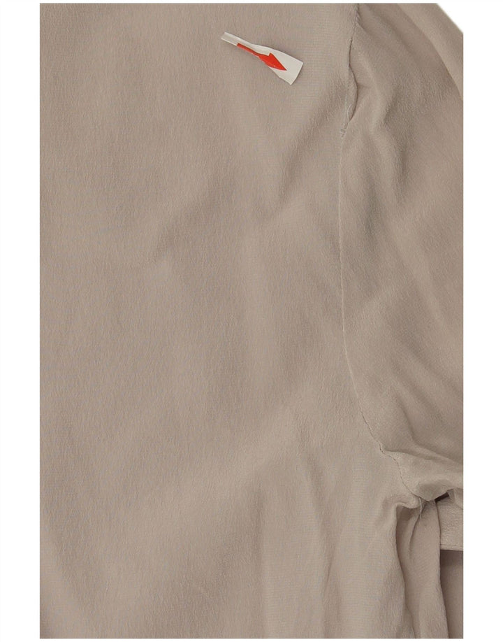 Emporio Armani skjortebluse til kvinder UK 10 Lille Grå
