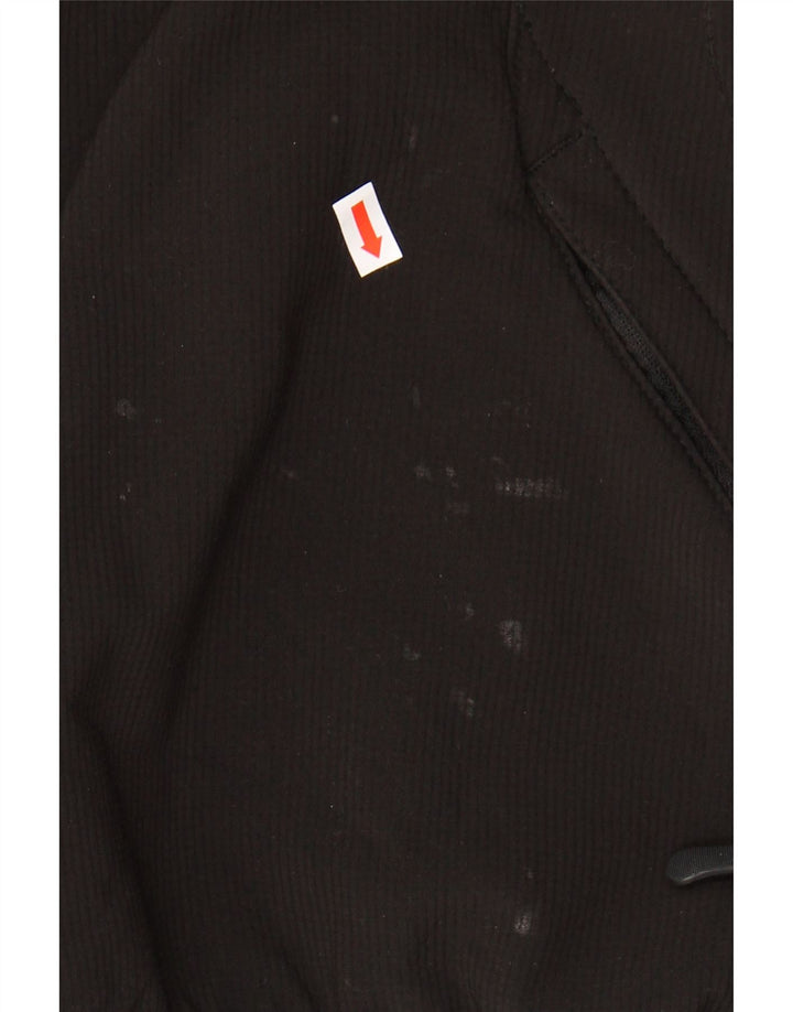 NEW BALANCE Mens Hooded Windbreaker Jacket UK 38 Medium Black