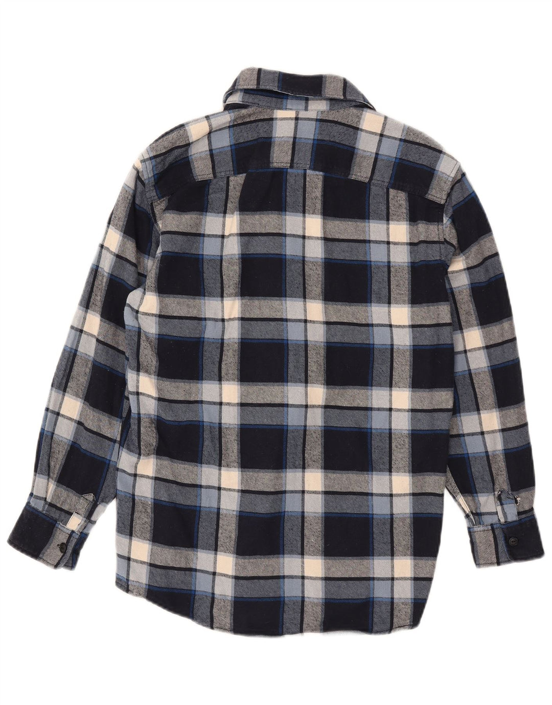 Gap Herre Flanelskjorte XS Blå Plaid Bomuld