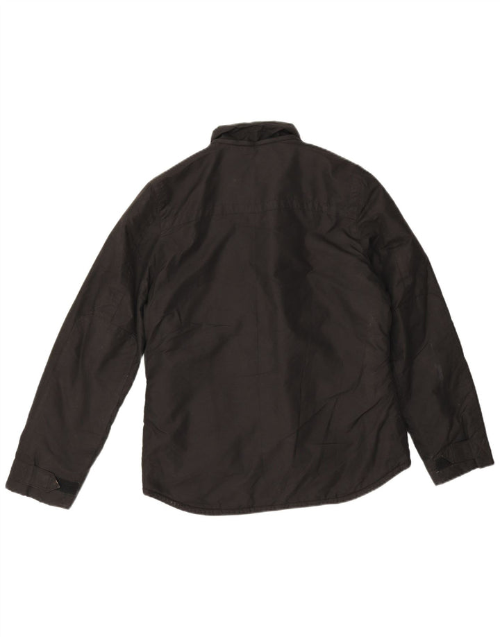 Levi's Dame Oversized Windbreaker Jacket UK 10 Small Black Polyester