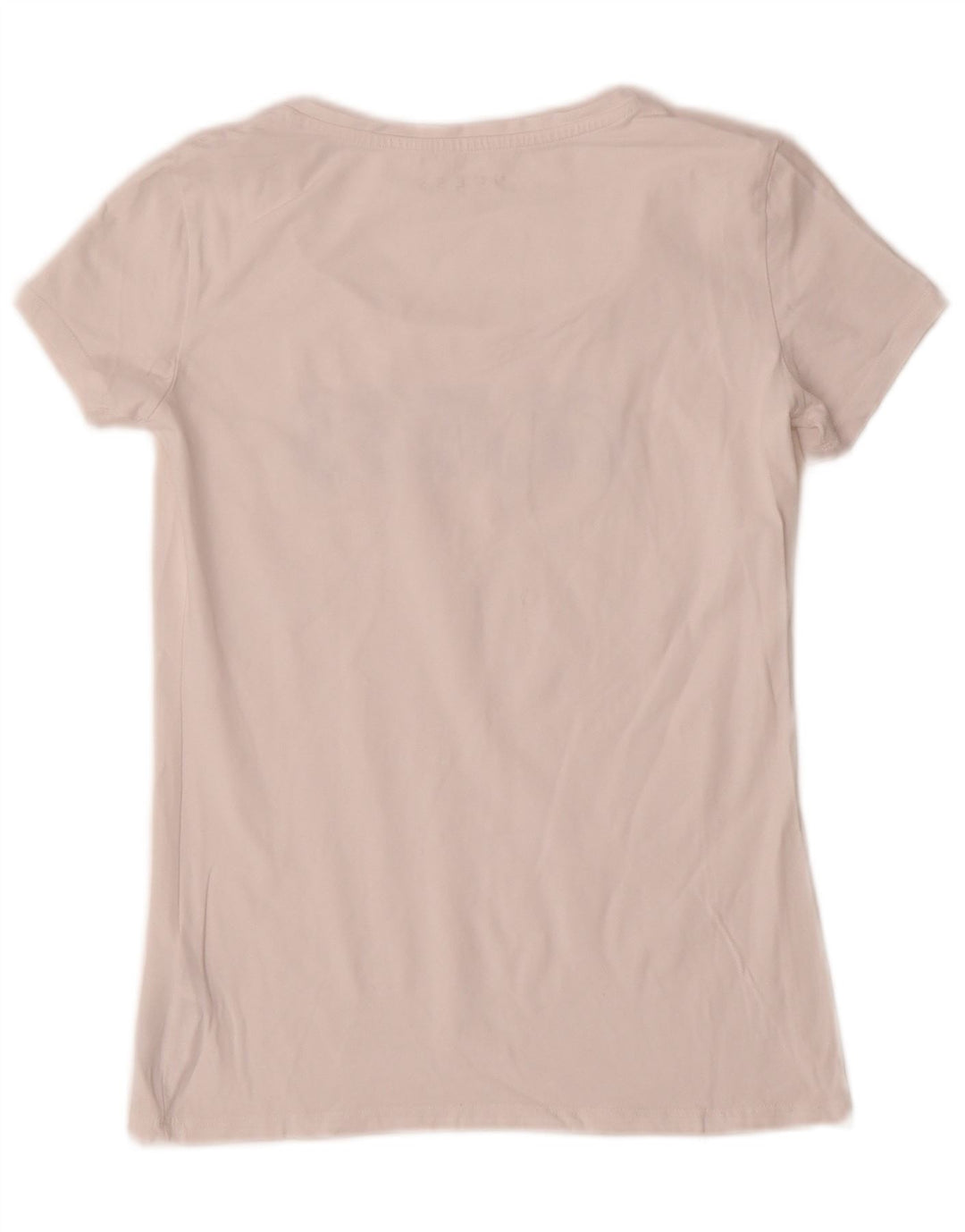 Guess Grafisk T-shirt top til kvinder UK 8 Lille hvid bomuld