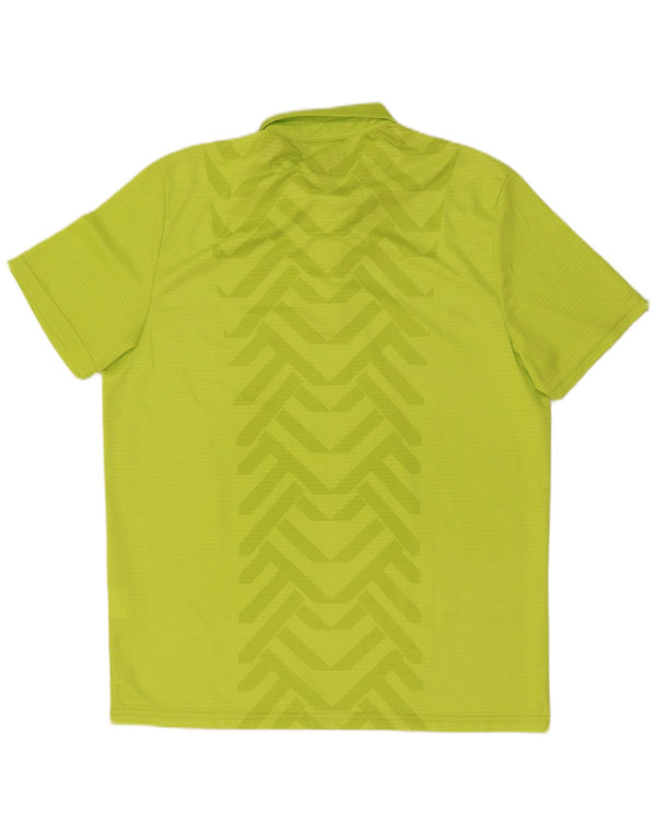 Under Armour Herre Heat Gear Polo Shirt XL Grøn Geometrisk Polyamid
