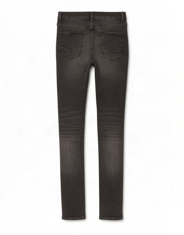 Zara Dame Distressed Skinny Jeans EU 42 Large W32 L33 Black Bomuld