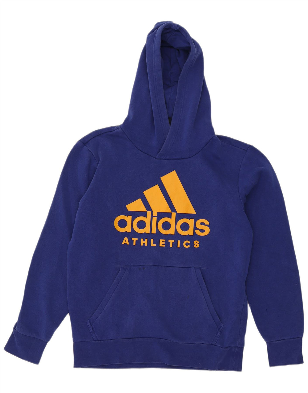 Adidas grafisk hættetrøje til mænd mellemblå